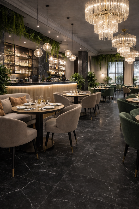 SPC водоустойчива винилова настилка 4,5мм - ДАРК