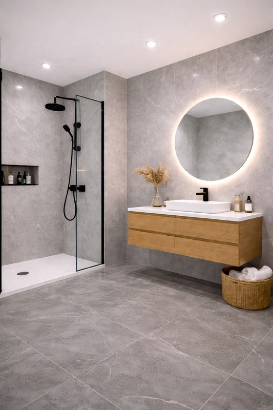 SPC водоустойчива винилова настилка 4,5мм - ГРЕЙС