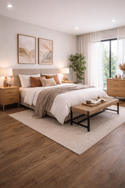 SPC водоустойчива винилова настилка 4,5мм - ОРЕХ