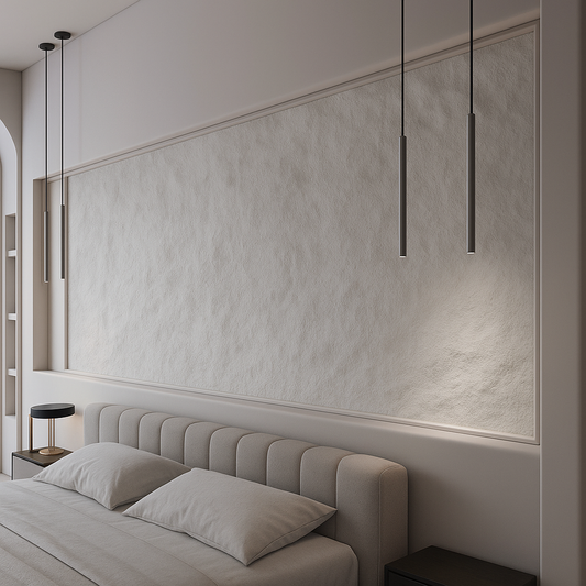 EPS пано каменна текстура - бяло 50*120 см