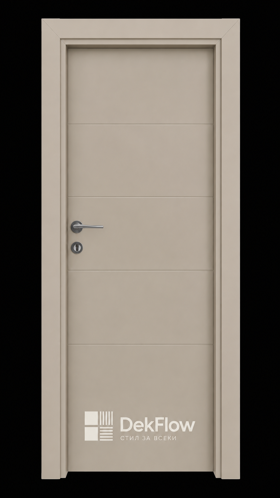 Интериорна врата VDA-80 Беж – VARIODOR от плътна дървесина