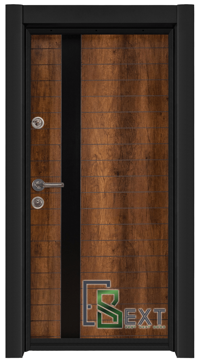 Подсилена блиндирана входна врата VENTANA DUO
